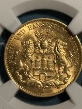 Hamburg 10 Mark 1913 J