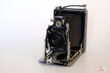 Plattenkamera 9x12 Hüttig A.G.  Dresden, Cupido, extrem selten