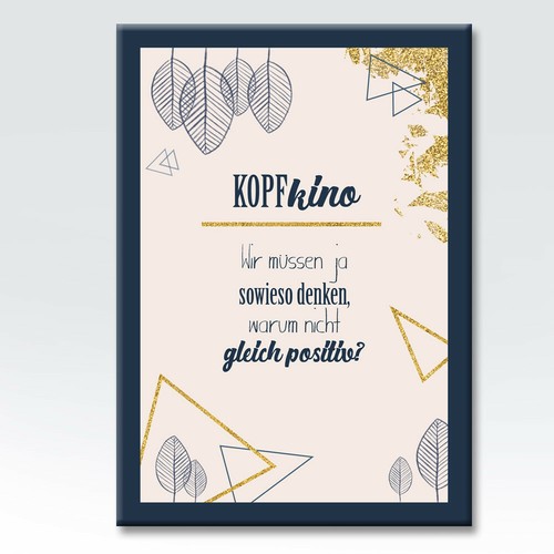 Poster mit spruch - poster, spruch,