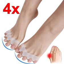 2-4x Zehenspreizer Silikon Hallux Valgus Hammerzeh Zehentrenner alle Zehen