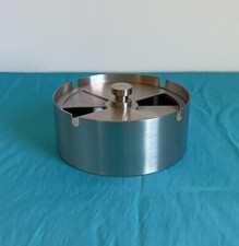 Edelstahl aschenbecher mit - aschenbecher,