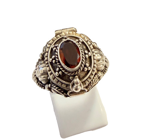 Silberring giftring oval - silberring,