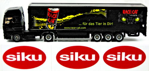 Siku 1627 schwarz truck - m.a.n.,