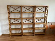 Regal 3x, Eiche, gebraucht, Höhe: 200cm / Breite: 80cm / Tiefe: 30 cm