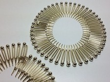 Rundreifen-Kamm GOLD 12 cm Einsteckkamm Steckkamm Dutt Donut 