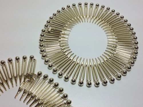 Rundreifen kamm gold cm - gold, 12