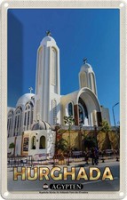 Blechschild 18x12 cm Hurghada