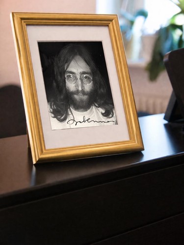 Repro autogramm john - -, lennon