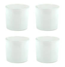 4 Teelichtgläser 6x6cm Glas