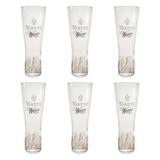 6x Barre Bräu  Bierglas