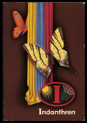 Indanthren schmetterlinge - indanthren,,