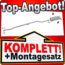 Auspuff für PEUGEOT 106 1.1 1.4 2000-2004 Auspuffanlage