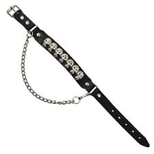 Stiefelkette Leder schwarz