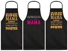 Schürze Mutter lustige Kochschürze Mama Geschenk werdende Mutter Schwangerschaft