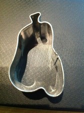 Ausstecherform, backen, Birne, ca. 2,5 x 4,5 cm, neuwertig