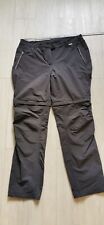 REGATTA 2 in1 Damen Zip Off TREKKING OUTDOOR HOSE Größe W42 Grau
