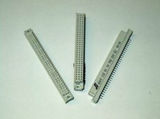 FLT332-A - 32pol. Federleiste 3-reihig 180° gerade A bestückt DIN 41612