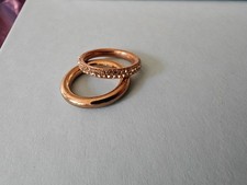 Hübsches ringset rosegold - ringset, von