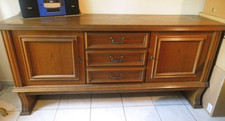 Sideboard Schrank Anrichte Massiv Holz Eiche rustikal 70er Jahre