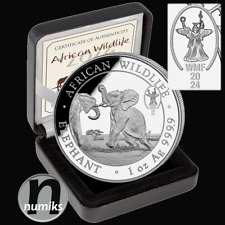 ELEFANT 2024 WMF Berlin Privy - Somalia - 1 Oz Silber Prooflike World Money Fair