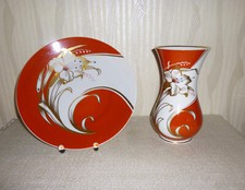 Porzellan Schale u. Vase 