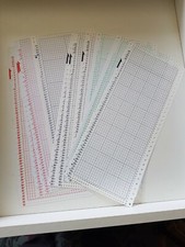 Blankolochkarten für Toyota, Brother und andere Strickmaschine 24er Rapport,10St