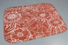 Federal florale Badematte Duschmatte Badezimmer Teppich orange 43 x 60 cm KR1-FD