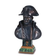 Büste Napoleon bronziert auf
