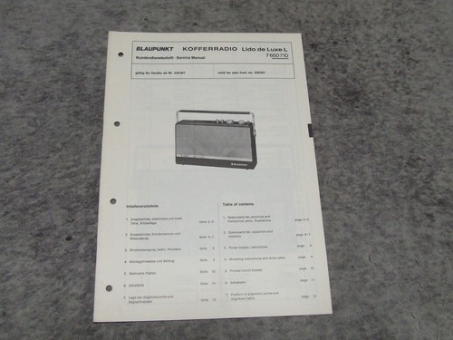 Schaltplan service manual für - service,