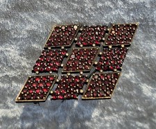 Granatschmuck Brosche in