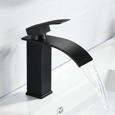 Waschtischarmatur Badarmatur Einhand Wasserhahn Waschbecken Schwarz IKEA Style