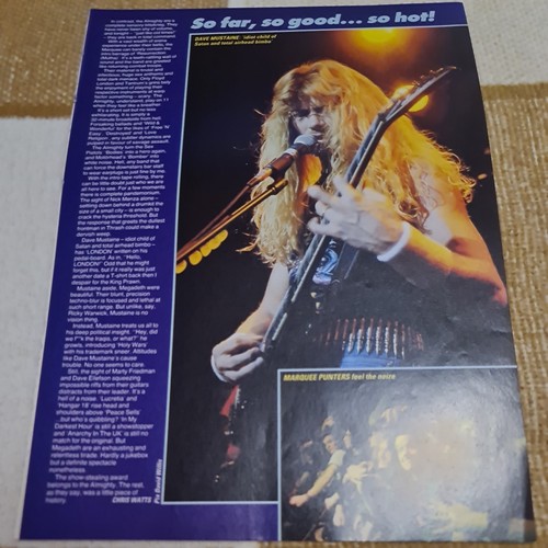 Vintage dave mustaine megadeth - vintage,