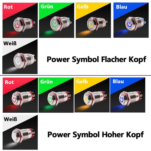 Led beleuchtung drucktaster - led,