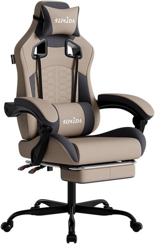Komfortabler gaming stuhl mit - komfortabler, gaming-stuhl