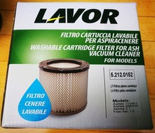 waschbarer Filter für Lavor Aschesauger Ashley 100, 111, 411…