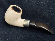 Nording Millennium of Tynwald Block Meerschaum Pipe – Danish Handmade Estate P19