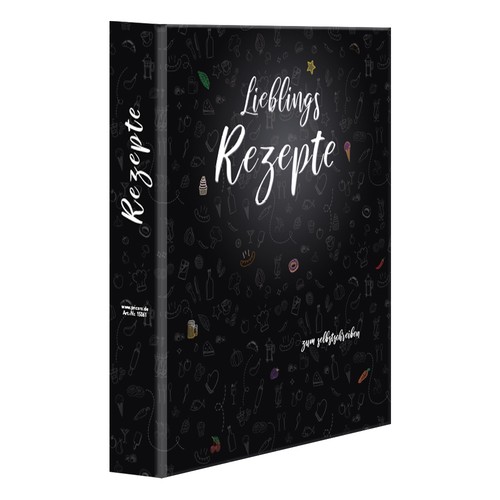 Pricaro rezeptordner doodles - rezeptordner, "doodles