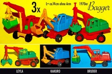 3 HERRLICHE BAGGER 1970er