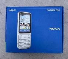 Nokia C3-01 - Silber (Ohne Simlock) 100% Original