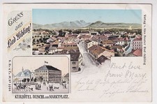 Gruss aus Bad Aibling, Kurhotel Duschl, alte AK