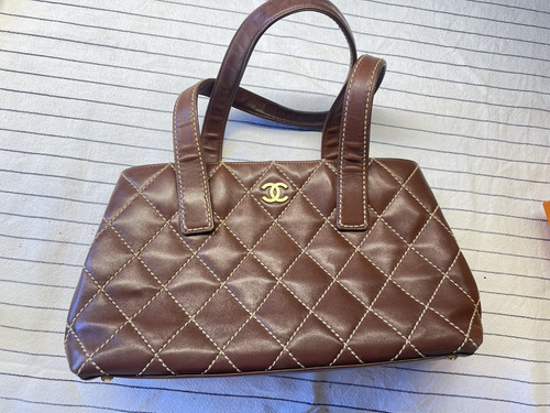 Chanel tragetasche leder braun - tragetasche,