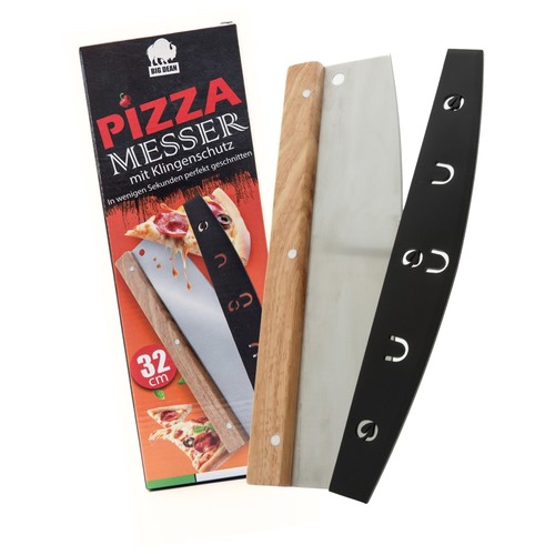 Pizzamesser mit klingenschutz - pizzamesser,