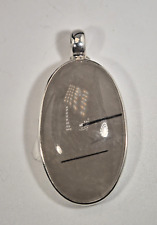 Anhänger Rutilquarz  Cabochon Handarbeit Silber925 Unikat 209
