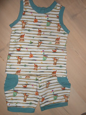 2  teiliges   Jersey Sommer