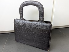 Handtasche Straußenleder