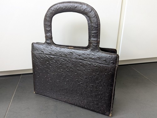Handtasche straußenleder - handtasche,