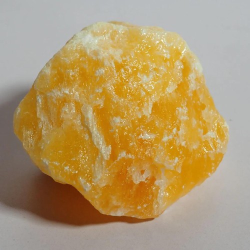 Orangen calcit rohstein 578g - calcit,