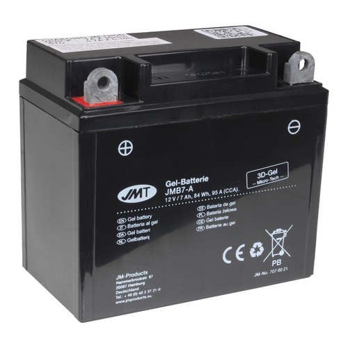 Gel batterie jmt - jmt, yb7-a