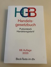 Handelsgesetzbuch HGB 68
