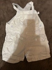 Baby Latzhose / Hose kurz von Zara- Größe 73 in Weiß